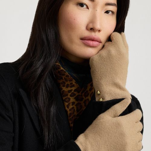 Two-Button Tech Gloves - Lauren - Modalova