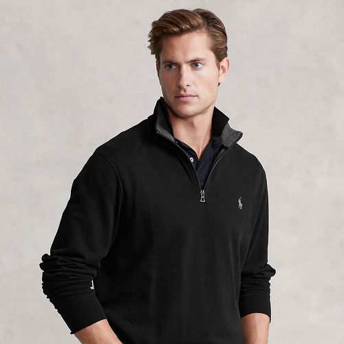 Luxury Jersey Quarter-Zip Pullover - Polo Ralph Lauren - Modalova