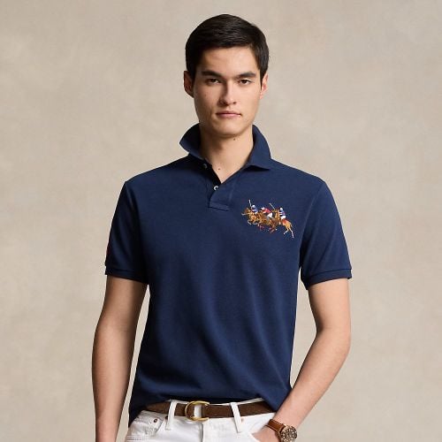 Custom Slim Fit Triple-Pony Polo Shirt - Polo Ralph Lauren - Modalova