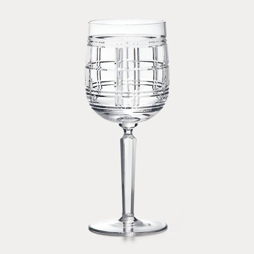 Plaid Red Wine Glass - Ralph Lauren Home - Modalova