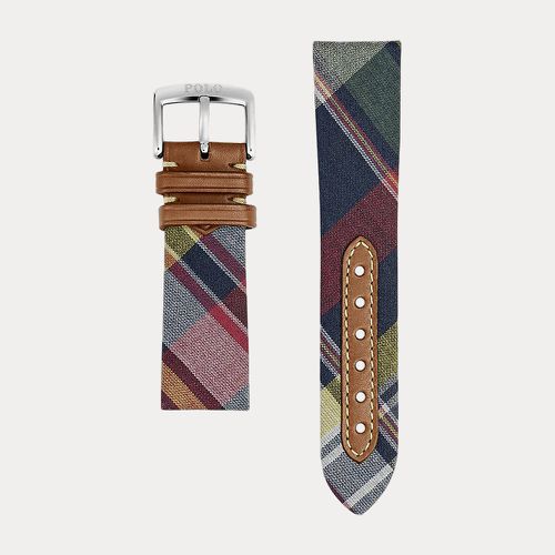 Plaid Tie Silk Watch Strap - Polo Ralph Lauren - Modalova