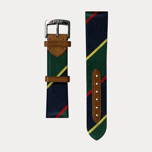 Striped Silk Watch Strap - Polo Ralph Lauren - Modalova