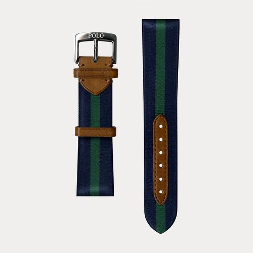 Striped Silk Watch Strap - Polo Ralph Lauren - Modalova