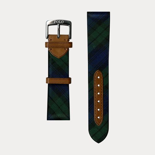 Tartan Silk Watch Strap - Polo Ralph Lauren - Modalova