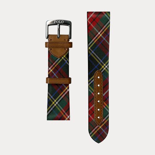 Tartan Silk Watch Strap - Polo Ralph Lauren - Modalova