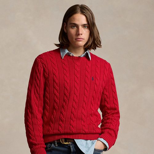 Cable-Knit Cotton Jumper - Polo Ralph Lauren - Modalova