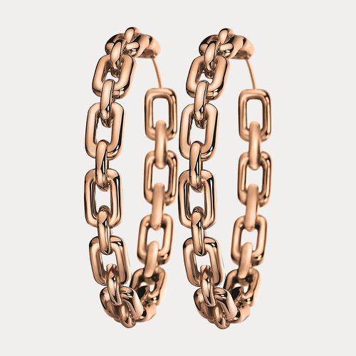 Rose Gold Hoop Earrings - Ralph Lauren - Modalova