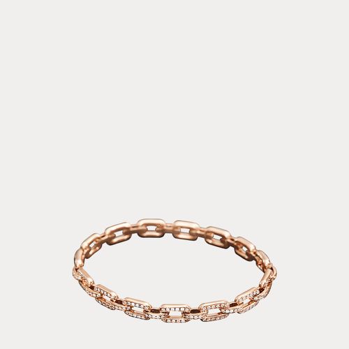 Small Pave Diamond Rose Gold Bangle - Ralph Lauren - Modalova