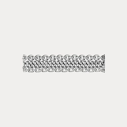 Sterling Silver 3-Chain Bracelet - Ralph Lauren - Modalova