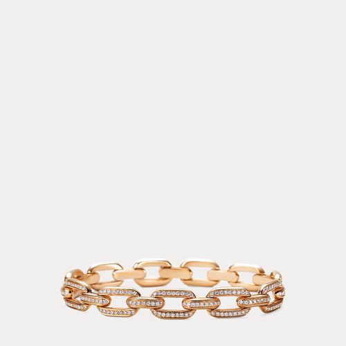 Pave Diamond Rose Gold Chain Bracelet - Ralph Lauren - Modalova