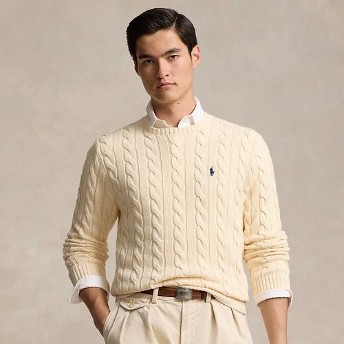 Cable-Knit Cotton Jumper - Polo Ralph Lauren - Modalova