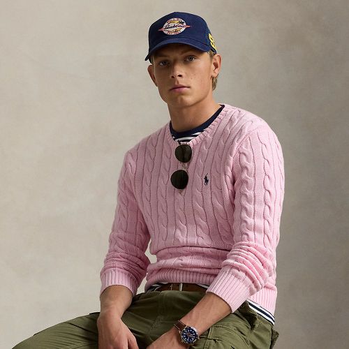 Cable-Knit Cotton Jumper - Polo Ralph Lauren - Modalova