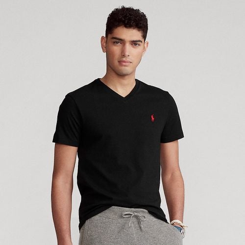 Custom Slim Fit Jersey V-Neck T-Shirt - Polo Ralph Lauren - Modalova