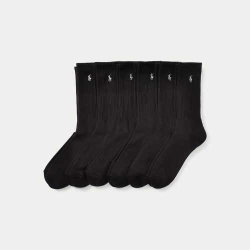 Cotton-Blend Crew Sock 6-Pack - Polo Ralph Lauren - Modalova