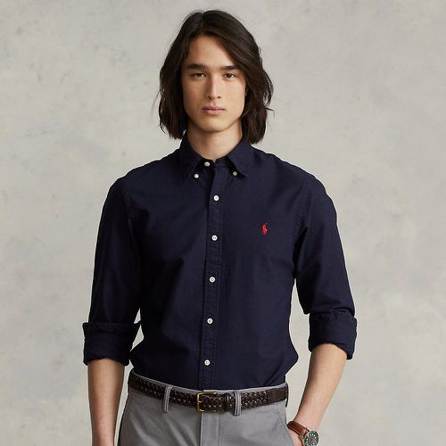 Slim Fit Garment-Dyed Oxford Shirt - Polo Ralph Lauren - Modalova