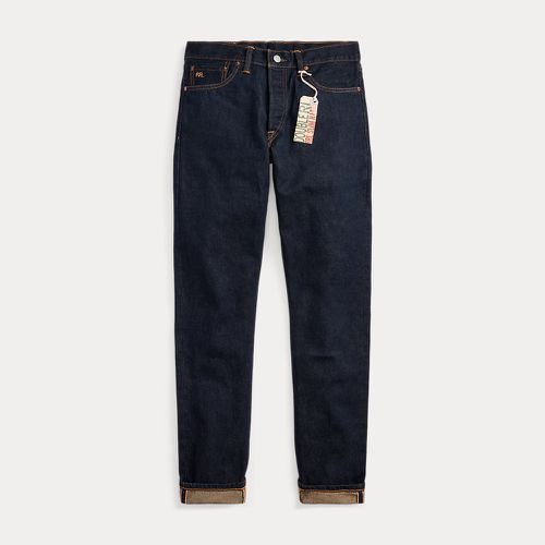 Slim Narrow Once-Washed Selvedge Jean - RRL - Modalova