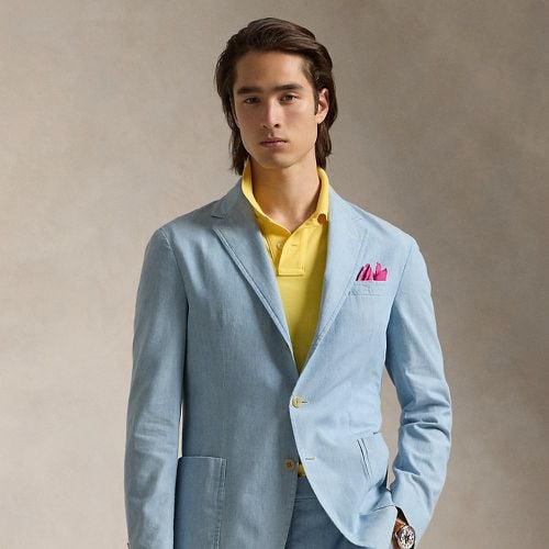 Polo Soft Tailored Chambray Suit Jacket - Polo Ralph Lauren - Modalova