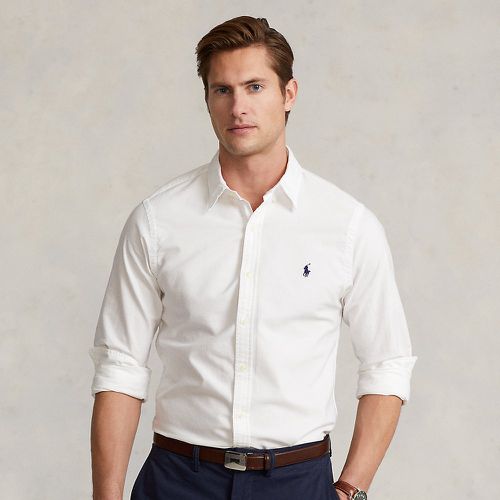 Slim Fit Garment-Dyed Oxford Shirt - Polo Ralph Lauren - Modalova