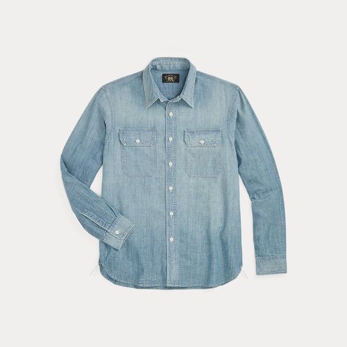 Indigo Chambray Workshirt - RRL - Modalova