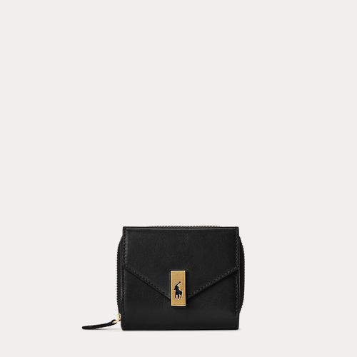 Polo ID Leather Compact Wallet - Polo Ralph Lauren - Modalova