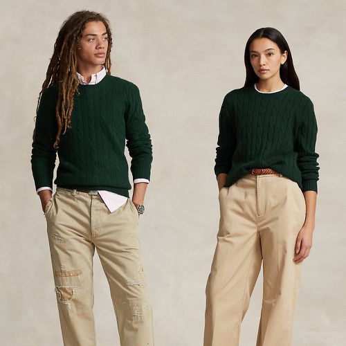 The Iconic Cable-Knit Cashmere Jumper - Polo Ralph Lauren - Modalova