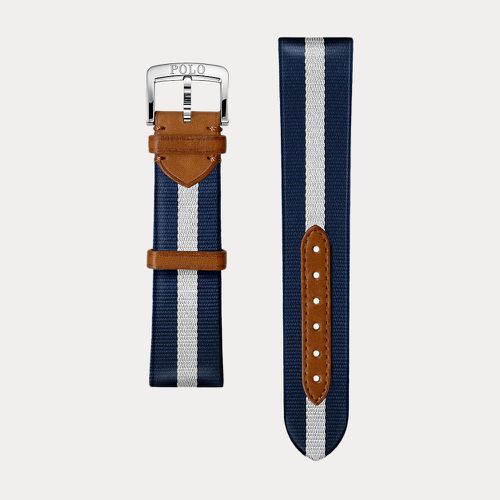 Striped Silk Watch Strap - Polo Ralph Lauren - Modalova