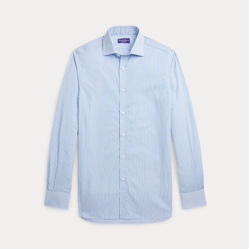 Striped Poplin Shirt - Purple Label - Modalova