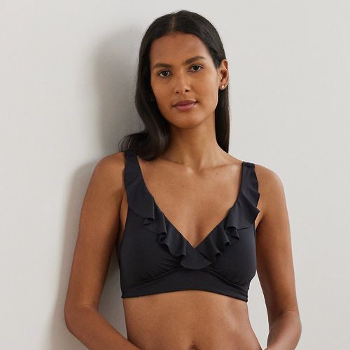 Ruffle-Trim V-Neck Bikini Top - Lauren - Modalova