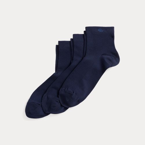 Monogram Microfibre Ankle Sock 3-Pack - Lauren - Modalova