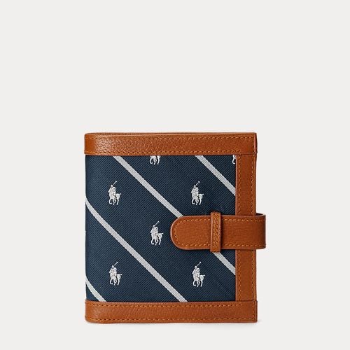 Leather-Trim Jacquard Wallet - Polo Ralph Lauren - Modalova