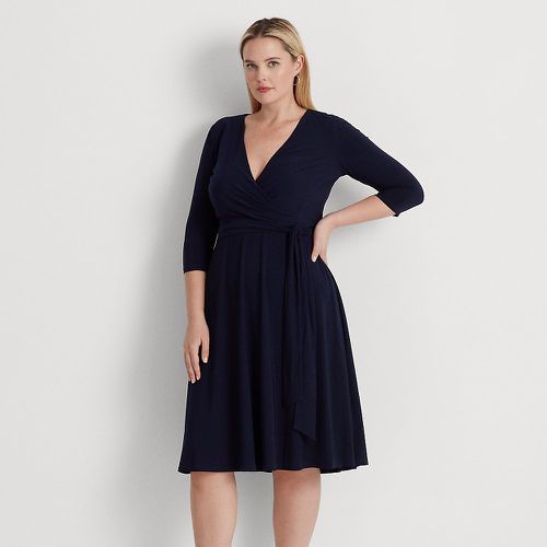 Curve - Surplice Jersey Dress - Lauren Curve - Modalova