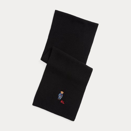 Polo Bear Rib-Knit Scarf - Polo Ralph Lauren - Modalova