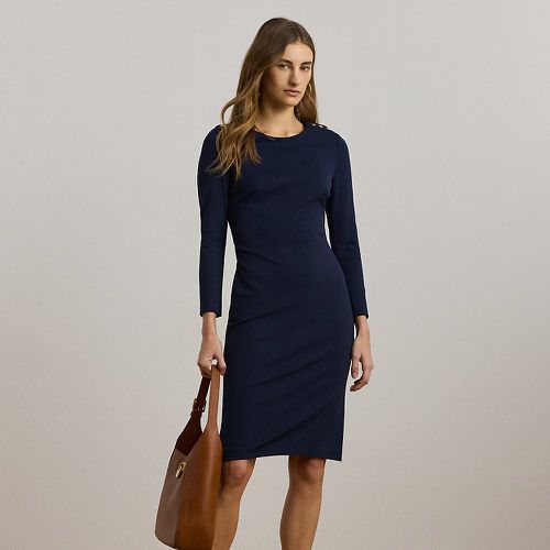 Ponte Three-Quarter-Sleeve Dress - Lauren - Modalova