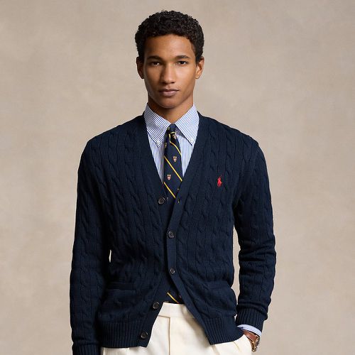 Cable-Knit Cotton Cardigan - Polo Ralph Lauren - Modalova