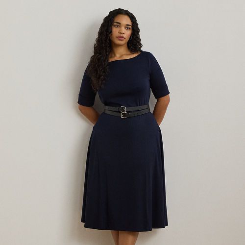 Curve - Stretch Cotton Midi Dress - Lauren Curve - Modalova