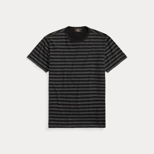 Indigo Striped Jacquard T-Shirt - RRL - Modalova