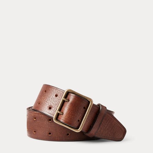 Leather Double-Prong Belt - RRL - Modalova