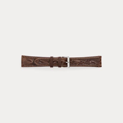 Hand-Tooled Leather Wristwatch Strap - RRL - Modalova