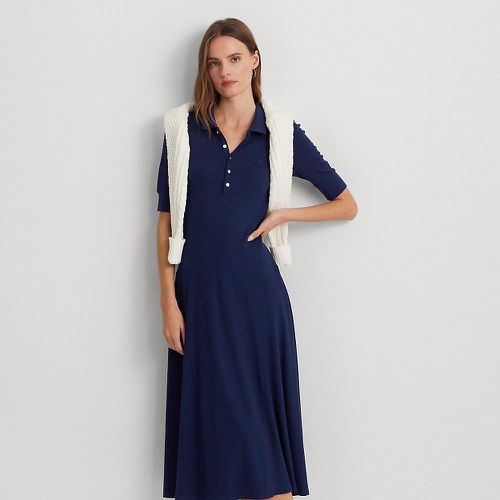 Cotton-Blend Polo Dress - Lauren - Modalova