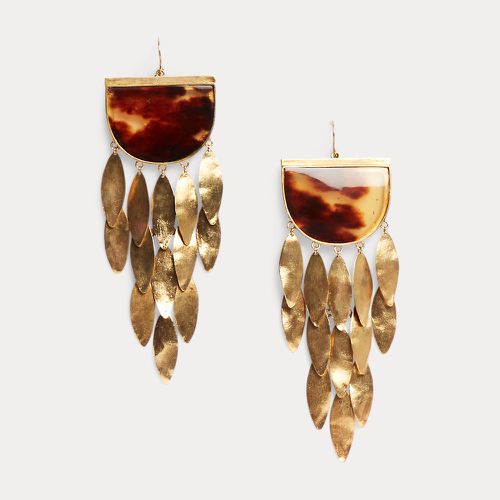 Resin & Brass Earrings - Collection - Modalova
