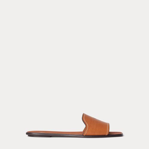 Vachetta Leather Slide Sandal - Polo Ralph Lauren - Modalova