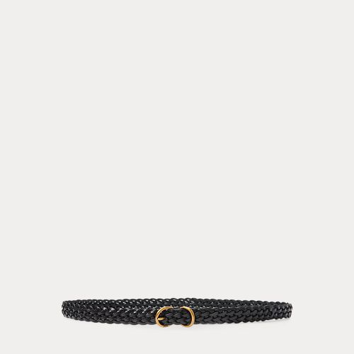 Braided Vachetta Leather Skinny Belt - Polo Ralph Lauren - Modalova