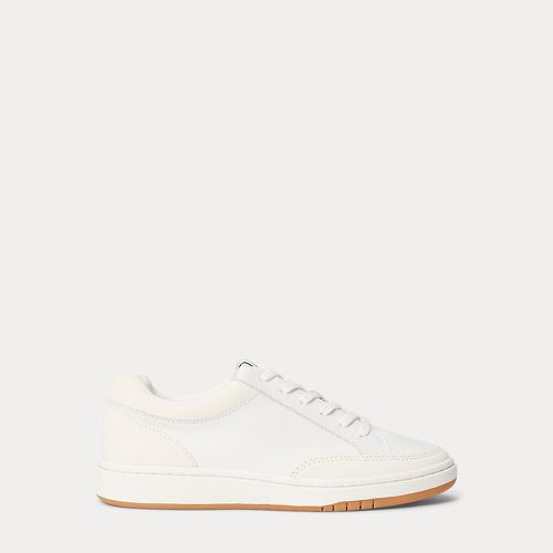 Hailey Leather and Suede Trainer - Lauren - Modalova