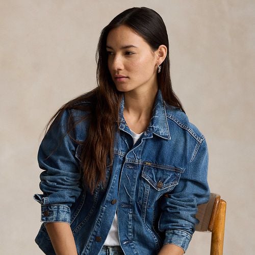 Denim Trucker Jacket - Polo Ralph Lauren - Modalova