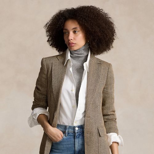 Blazer droit à chevrons - Polo Ralph Lauren - Modalova