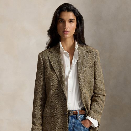 Single-Breasted Herringbone Blazer - Polo Ralph Lauren - Modalova