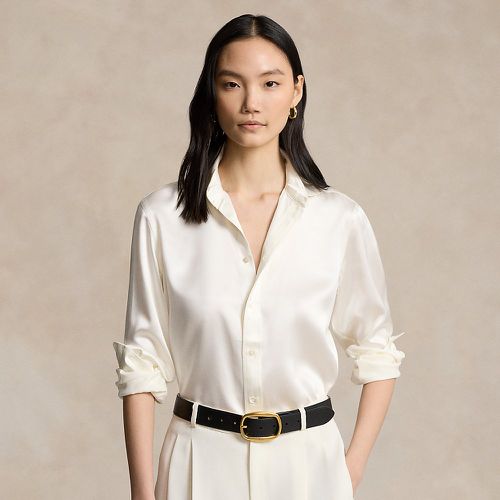 Slim Fit Silk Shirt - Polo Ralph Lauren - Modalova