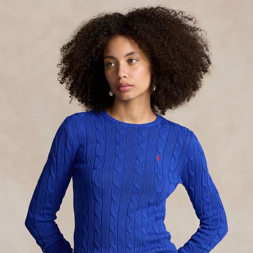 Cable-Knit Cotton Crewneck Jumper - Polo Ralph Lauren - Modalova