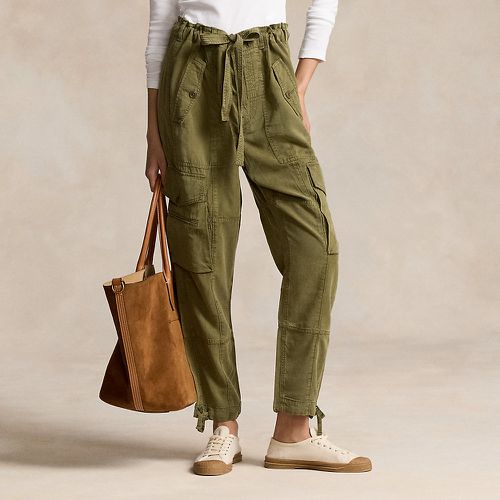 Linen-Blend Twill Cargo Trouser - Polo Ralph Lauren - Modalova