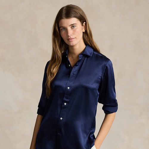 Slim Fit Silk Shirt - Polo Ralph Lauren - Modalova